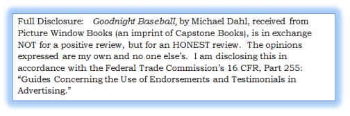 goodnight baseball correct ftc discl