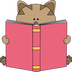 cat-reading-book