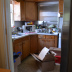 Kitchen:  big metal square is a built-in fridge (doesn't work).