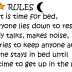 rules